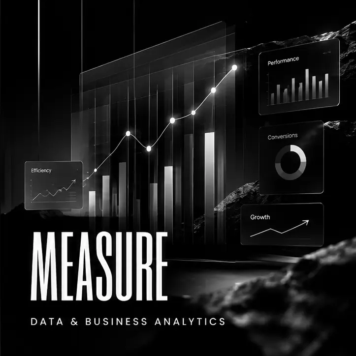 Business data analytics dashboard